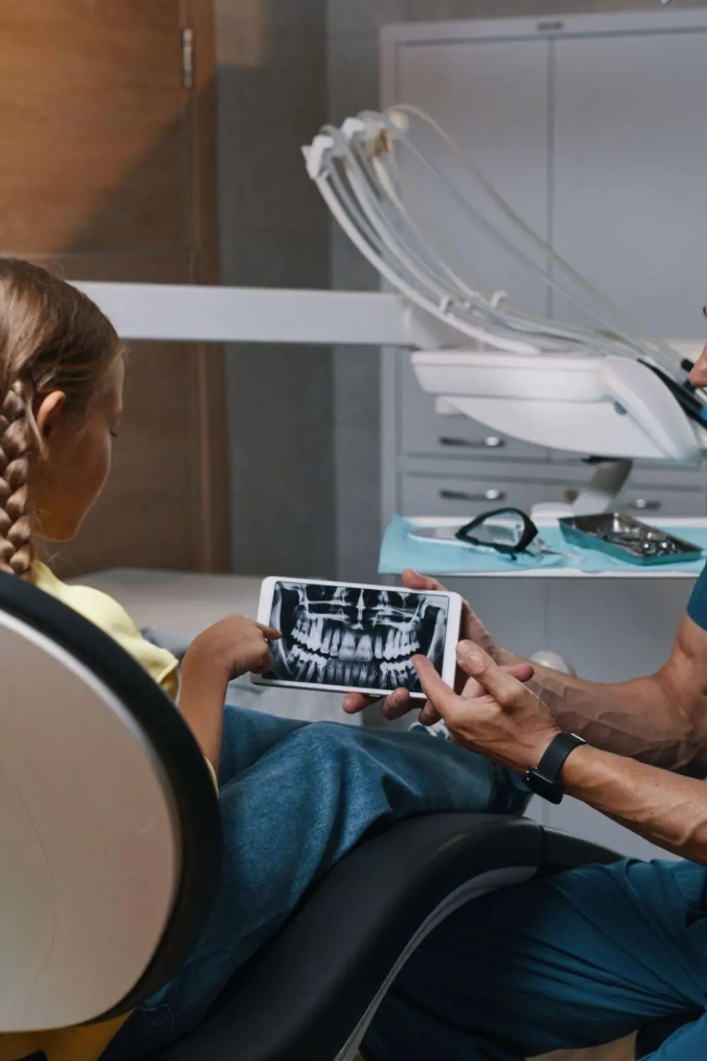 Patient chair tablet