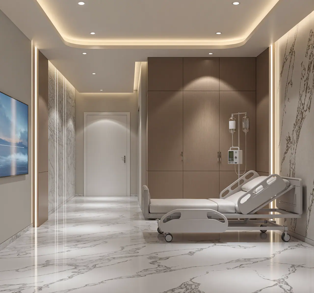 تصميم داخلي لعيادة حديثة