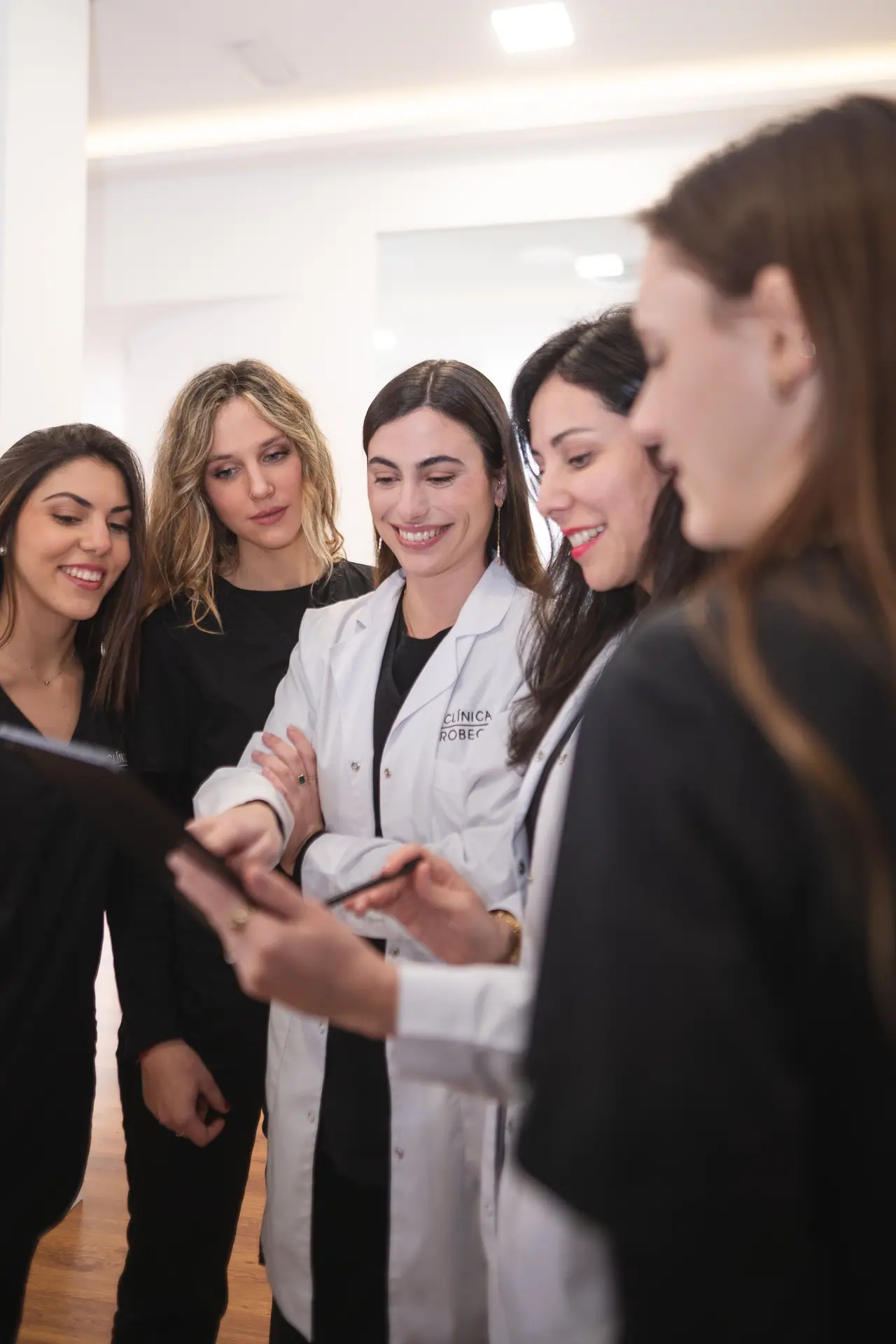 Medical team discussion